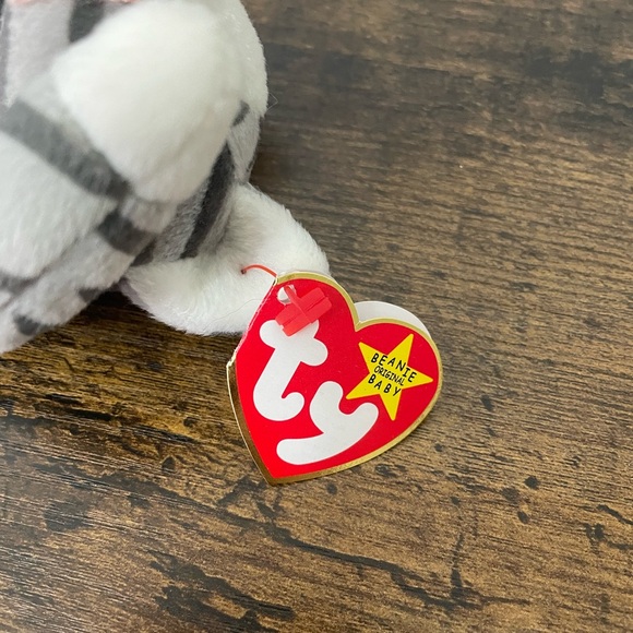 Ty Beanie Baby * Prance the Cat * Date of birth: November 20,1997 * - Picture 8 of 9